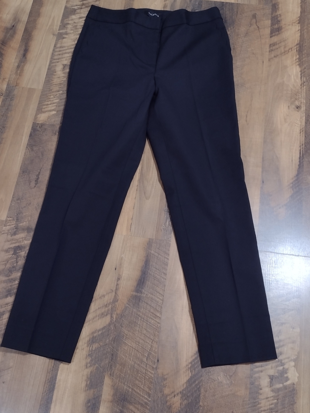 Talbots Black Straight-Leg Dress Trousers